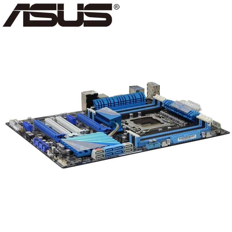 Материнская плата Asus P9X79 PRO для настольных ПК X79 Socket LGA 2011 Core i7 DDR3 64G ATX UEFI биос оригинальная б/у материнская плата в продаже