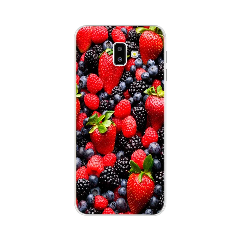 Для Samsung J6 2018 Чехол Plus Мягкий силиконовый чехол для Funda Galaxy J6Plus J 6 + J610F чехлы