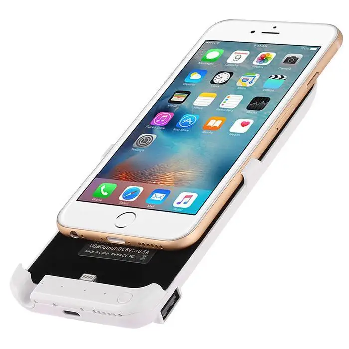 10000mA батарея зарядное устройство чехол для iPhone 6 7 8 6s батарея чехол банк питания зарядки чехол зарядное устройство Внешняя задняя упаковка с usb