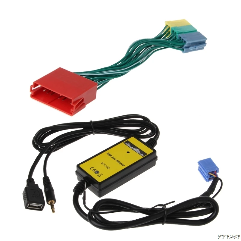 Автомобильный MP3 плеер с Радиоинтерфейсом преобразователь компакт дисков USB SD AUX