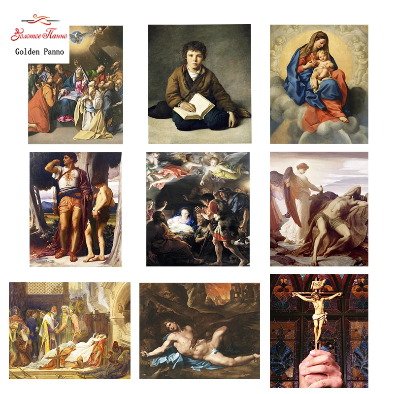 

Golden Panno,Needlework,DIY DMC 14CT Cross stitch Kit, Beautiful people Counted Pattern Embroidery Cross-stitch Painting 0403