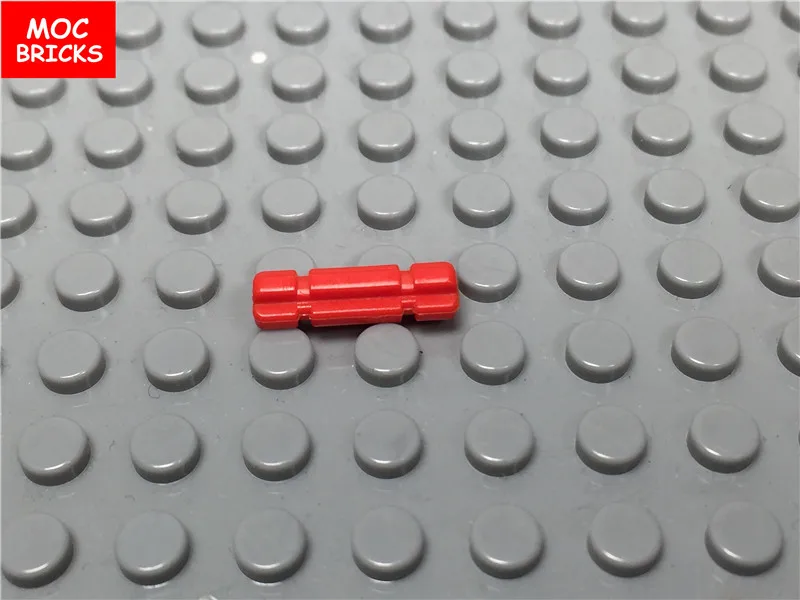 50 шт./лот MOC кирпичи Сделай Сам красный Technic ось 2 зубчатый подходит с 32062 Обучающие