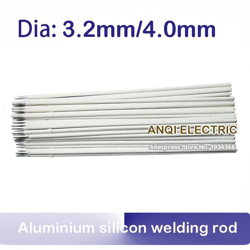 

Алюминиевый сплав, силиконовый сварочный стержень AL209 диаметром 3,2 мм 4,0 ММ, электрод Al-Si, ручной металлический электрод