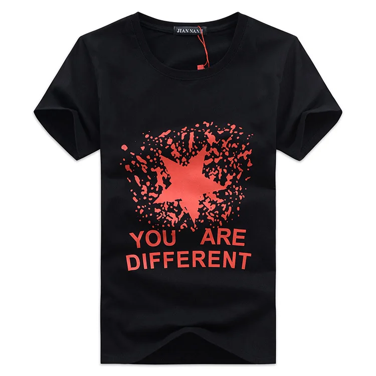 2017 летний новый мужская с коротким рукавом Футболки Хлопок Мужские футболки |