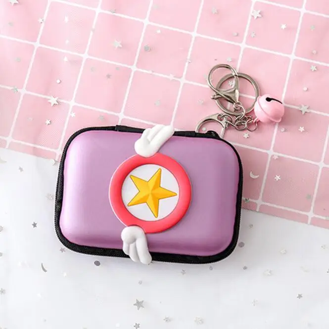 Креативные персонажи из мультфильмов Kawaii Карманный стол держатель для хранения сумка монета наушники Примечания USB кабель канцелярские Органайзер держатель подарок на день рождения - Цвет: Square 1
