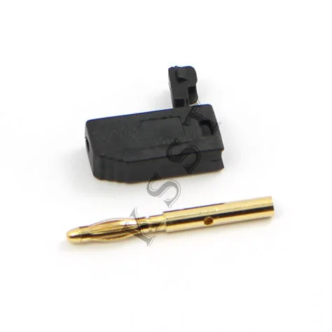 BP206 позолоченная штепсельная вилка банана 2 мм из латуни мини Банановая