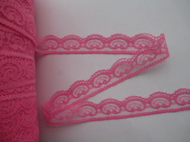 400 yards / 2.5 cm wide rose heart-shaped lace ribbon embroidery DIY craft | Дом и сад
