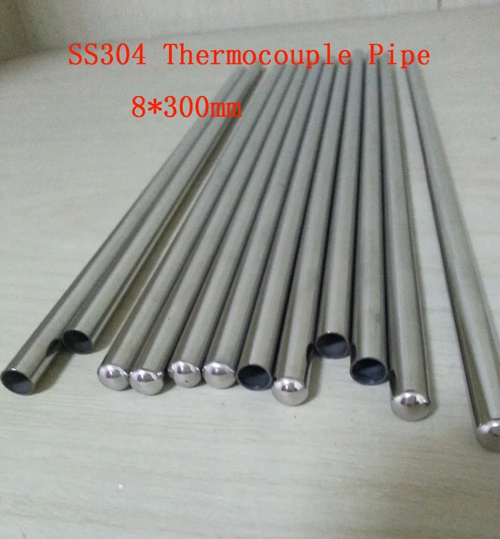 Индивидуальные 8*300 мм один конец круглая головка класса А качество SS304 термопара
