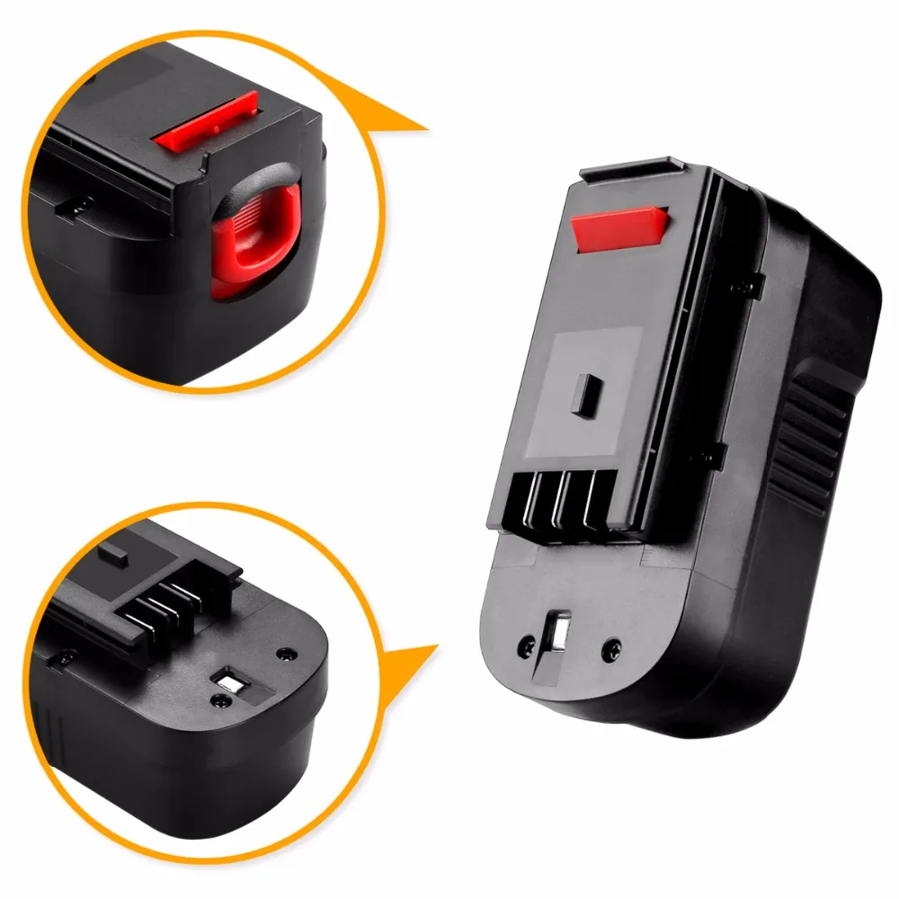 Аккумулятор для электроинструмента Black & Decker 18V 3000mAh A18 A1718 A18NH HPB18 OPE FS1800CS FS1800D|battery
