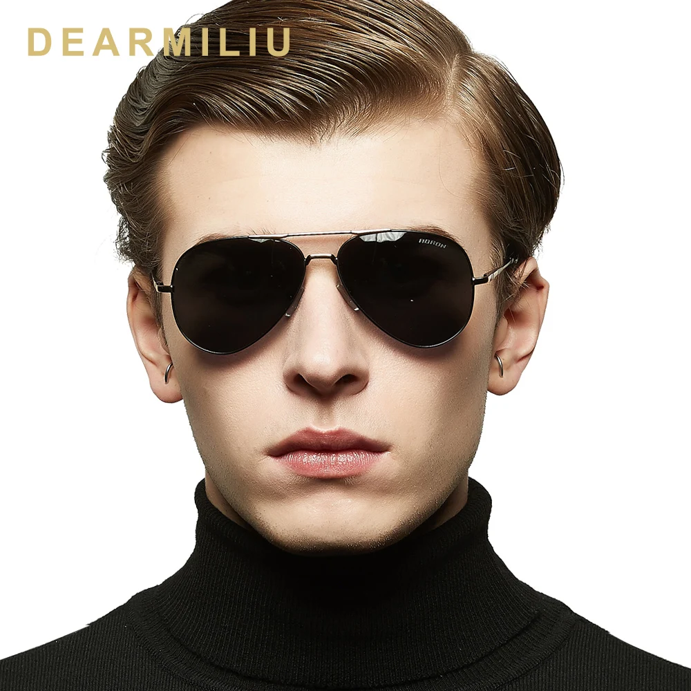 Мужские и женские классические очки-авиаторы DEARMILIU поляризационные зеркальные
