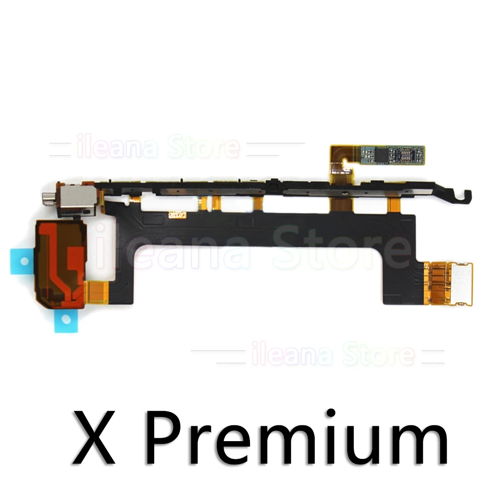 Гибкий кабель питания/Кнопки громкости для sony Xperia X XA XA1 XA2 XA3 1 2 3 Plus ультра компактный премиум - Цвет: X Premium