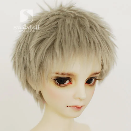 10 Новинка 1/12 3-4 дюйма 9-10 см 1/8 4-5 дюймов 12 см 14 см BJD красный кофеин/коричневый для AE PukiFee лати кукла Противоскользящий BJD парик куклы - Цвет: 10