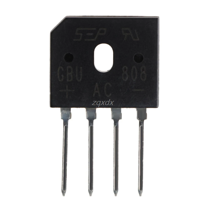 5 шт. GBU808 800V 8A однофазный диодный мост выпрямитель IC Chip R09 оптовая продажа и Прямая