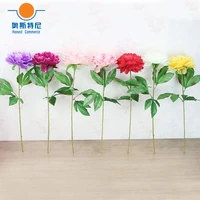 6pcs artificial flower bouquets real touch artificial peony flower bouquets