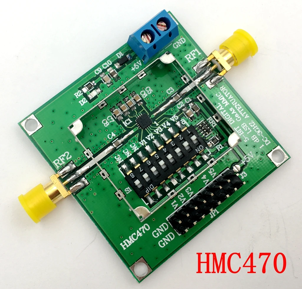 HMC470 цифровой RF модуль аттенюатора DC 3GHz 1 дБ шаг до 31 руководство и