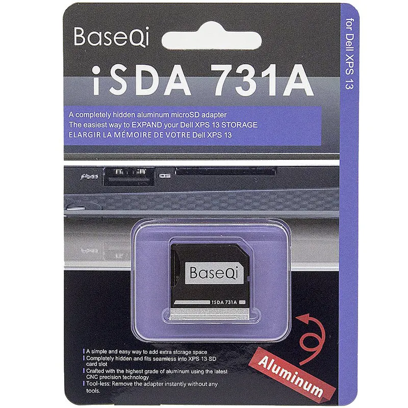 Оригинальный адаптер для карт памяти Ninja Stealth Drive алюминиевый минидрайв Micro SD Dell XPS