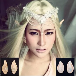 Маскарадвечерние костюм Хоббит для косплея, из латекса, с мягкими ушками, для Хэллоуина, ночного клуба, карнавала