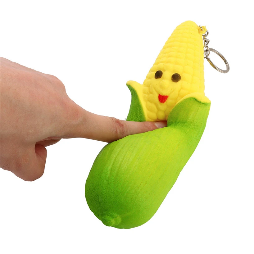 Новинка 2018NEW Squishy Smiley Cute Corn Ароматизированная подвеска медленно поднимающаяся