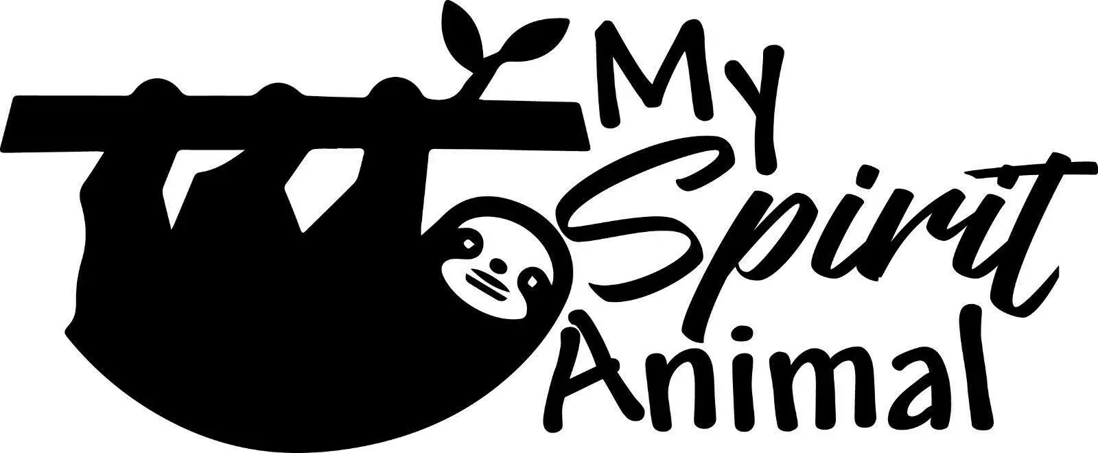 Sloth My Spirit наклейка с животными для автомобиля медленно Расслабляющая забавная