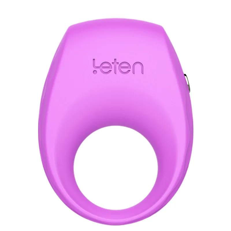 Leten Мощный вибрационный Силиконовый водонепроницаемый пенис кольца стимулятор