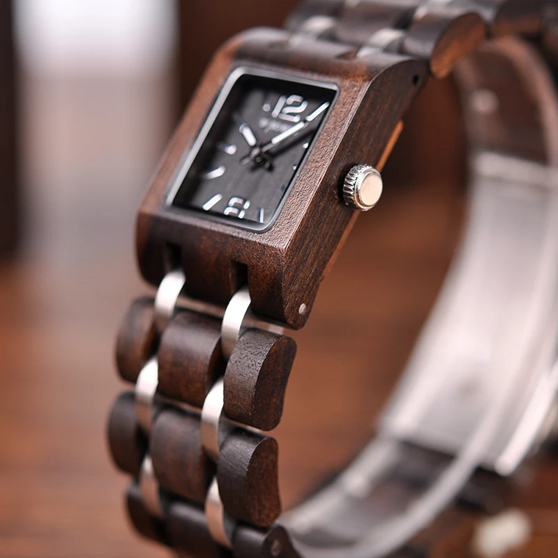 

BOBO BIRD Small Women Watches ladies Timepieces Wooden Quartz Wrist Watch Girlfriend Gifts Relogio Feminino