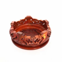 household act the role ofing is tasted rosewood carving furnishing articles aquarium buddha circular base solid wood crafts