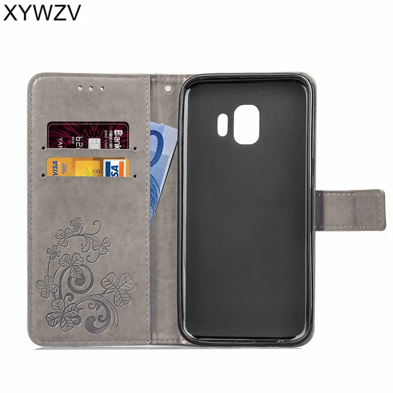 Чехол для Samsung Galaxy J2 Core Роскошный чехол из искусственной кожи с откидной крышкой
