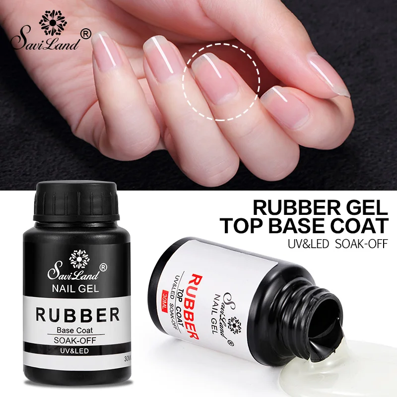 Saviland праймер резиновая основа верхнее покрытие Базовое для ногтей Esmalte лак гель
