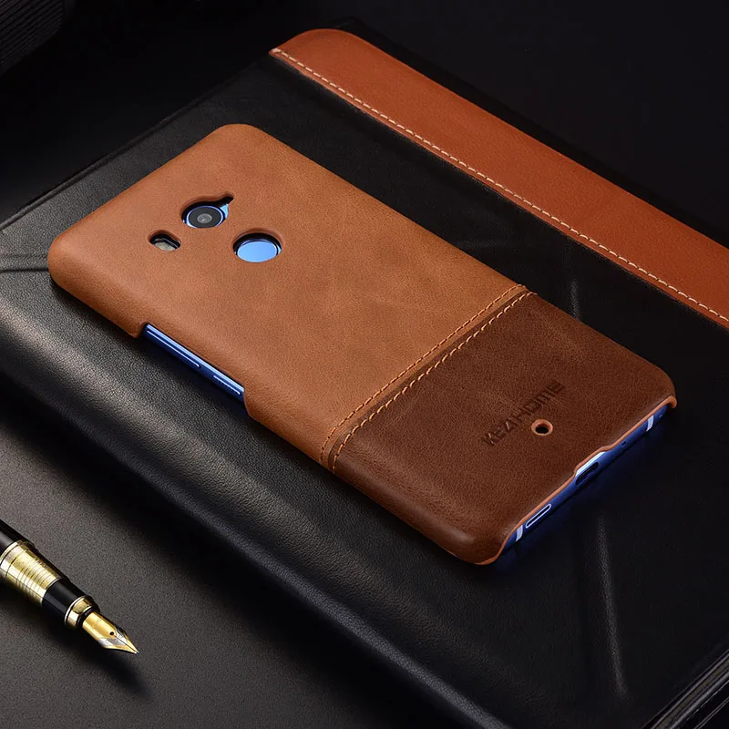 Чехол для htc U11 Plus KEZiHOME роскошный хит цветной натуральная кожа твердый задняя