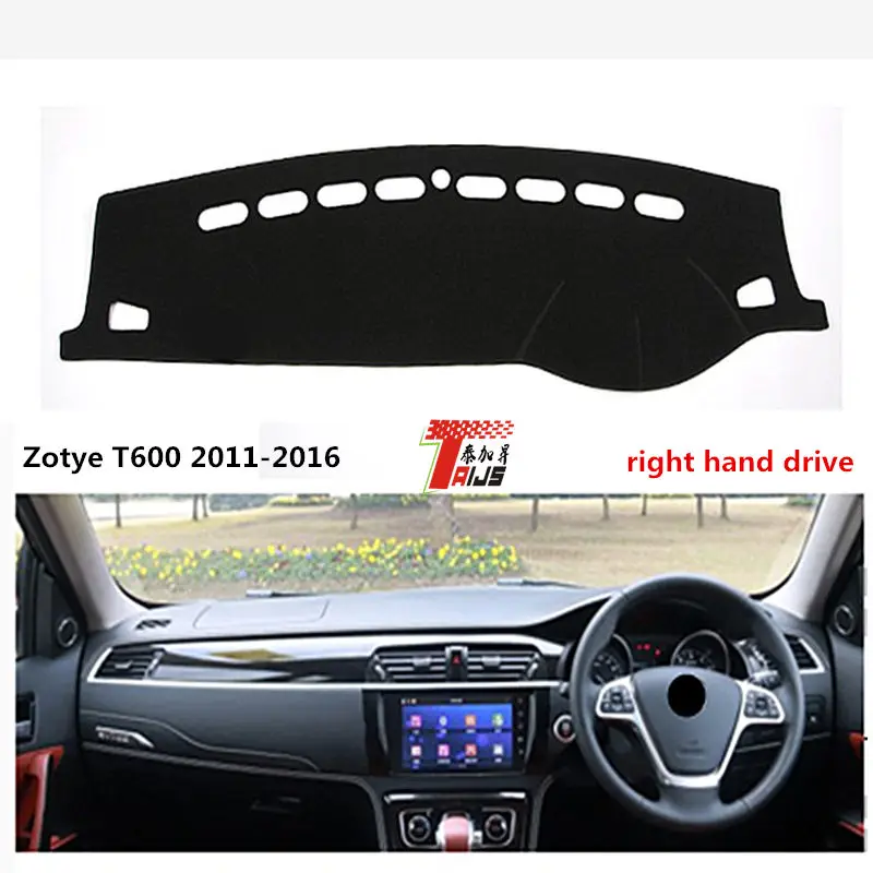 Taijs правый руль для zotye T600 2011 2016 нежный стиль приборной панели автомобиля коврик