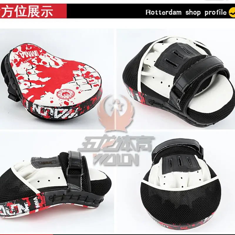 Новое поступление 1 шт. белые с красным корлором муай тай ММА кикбоксинг фокус