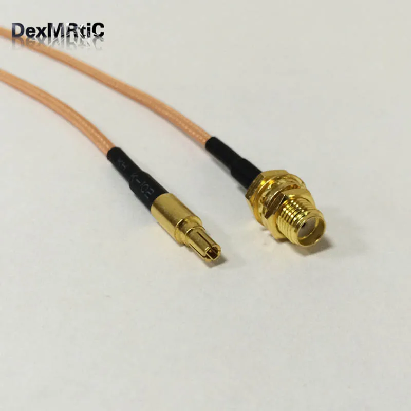 Кабель-перегородка RF с SMA на CRC9 переходник гнездом гнездо прямой адаптер отрезом