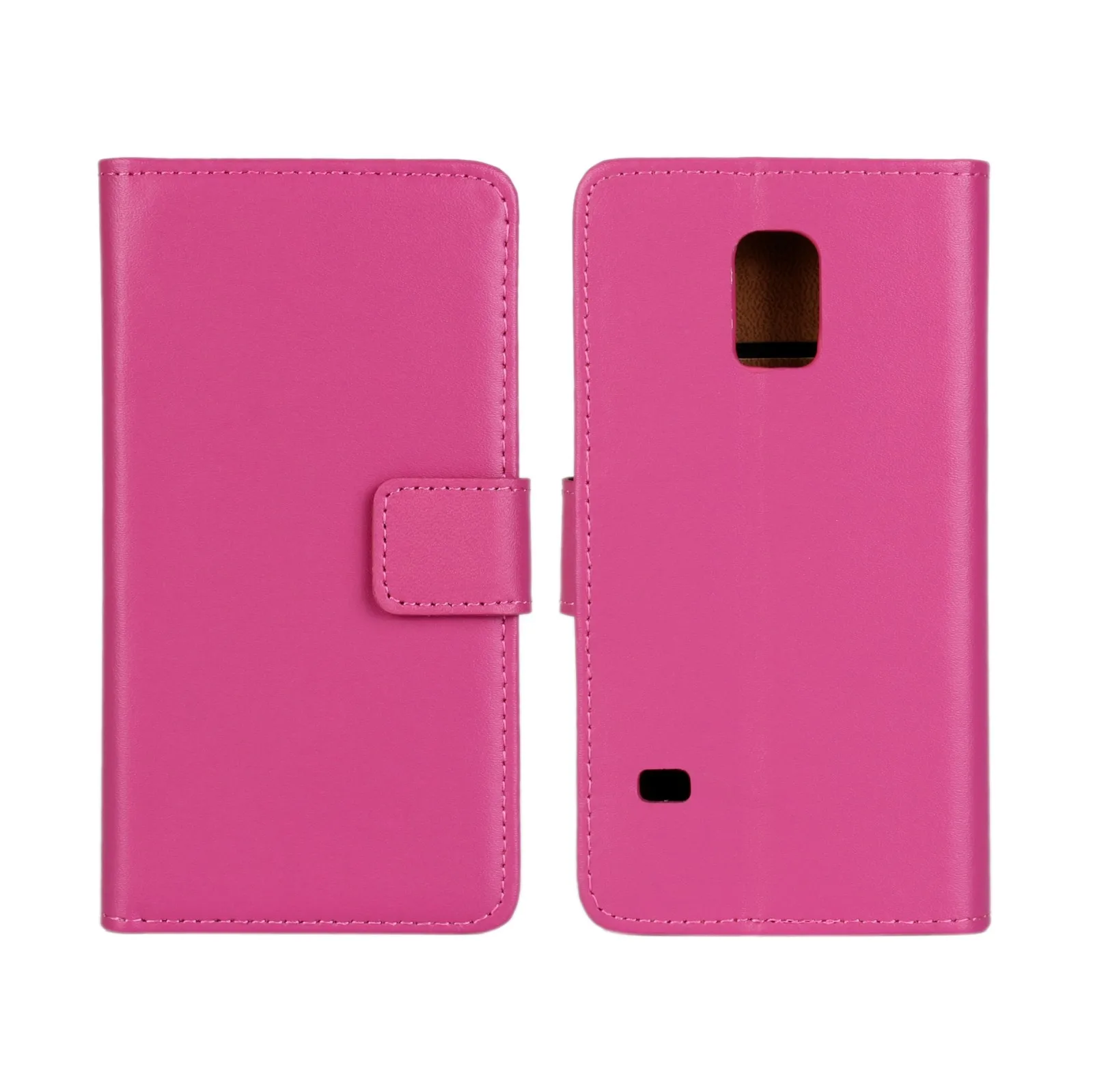 Кожаный чехол-кошелек для samsung Galaxy S5 mini, роскошный чехол-книжка S5 mini G800F, держатель для карт, кобура GG - Цвет: Лаванда