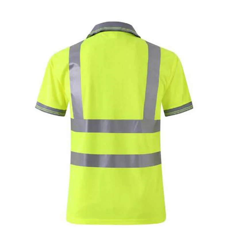 Футболка Hi vis рабочая одежда сухая посадка футболка с коротким рукавом