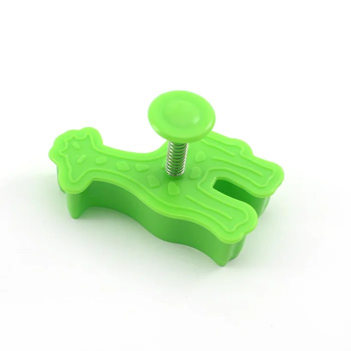 T-Ting DIY 3D Printed Lovely Giraffe Shape Cookies Cake Chocolate Decoration Mold Baking Mould Green Color | Дом и сад