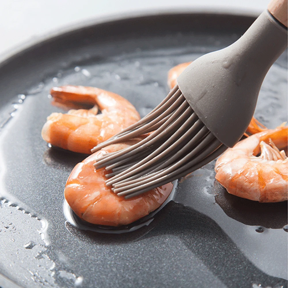 Силиконовая ложка для яиц DAMASK шлицевая масляная щетка кухонные принадлежности