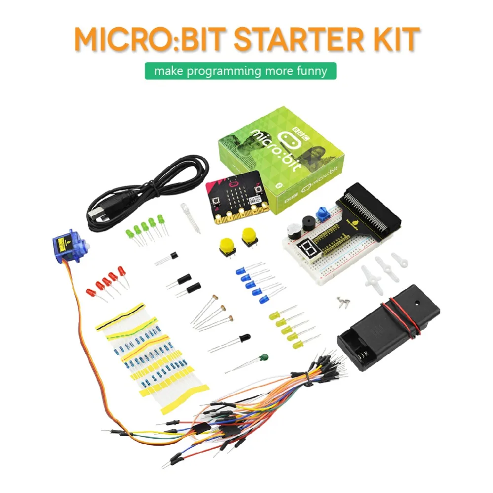 Keyestudio Начинающий стартовый набор для BBC micro: bit(включая Micro: Bit Board