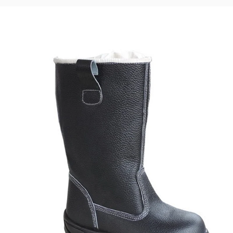 Cotton boots Мужская модная повседневная обувь; мужская обувь с защитой от разбивания когтей; Рабочая страховая обувь; высокая температура; сварочные ботинки - Цвет: Cotton boots