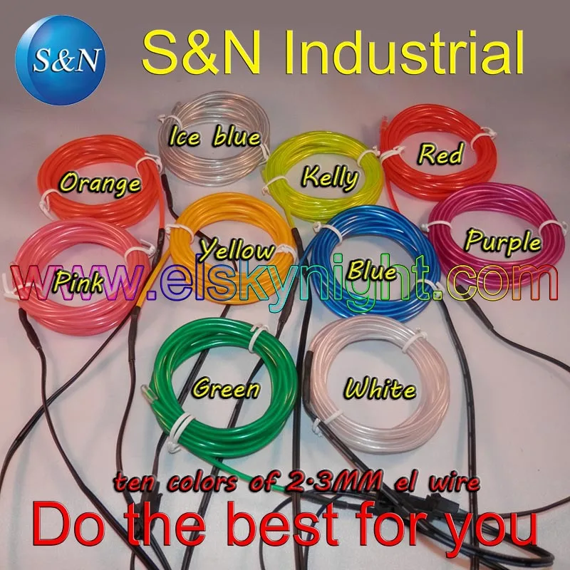 

DC12V El inverter/controller/driver Music/sound activated +6 meter Ice blue Diameter 2.3MM el wire/strip free shipping