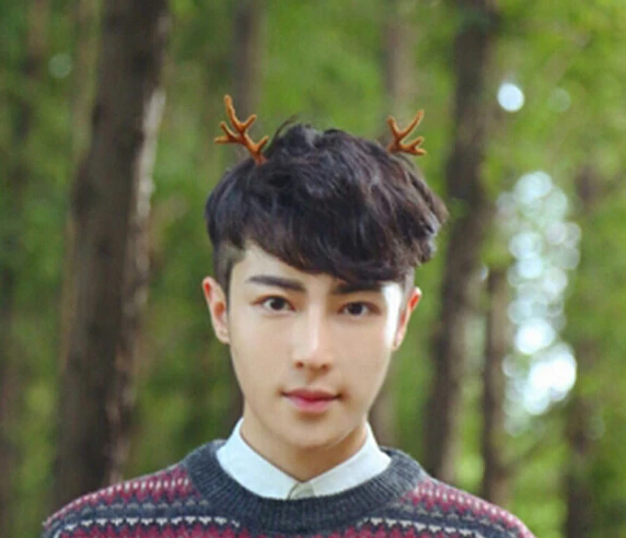 Funny Cute Deer FOREST Girl Horn Photography Props Emulational Headwear Lovely Antlers Hair Band/hairpin Party Christmas Gift | Дом и сад