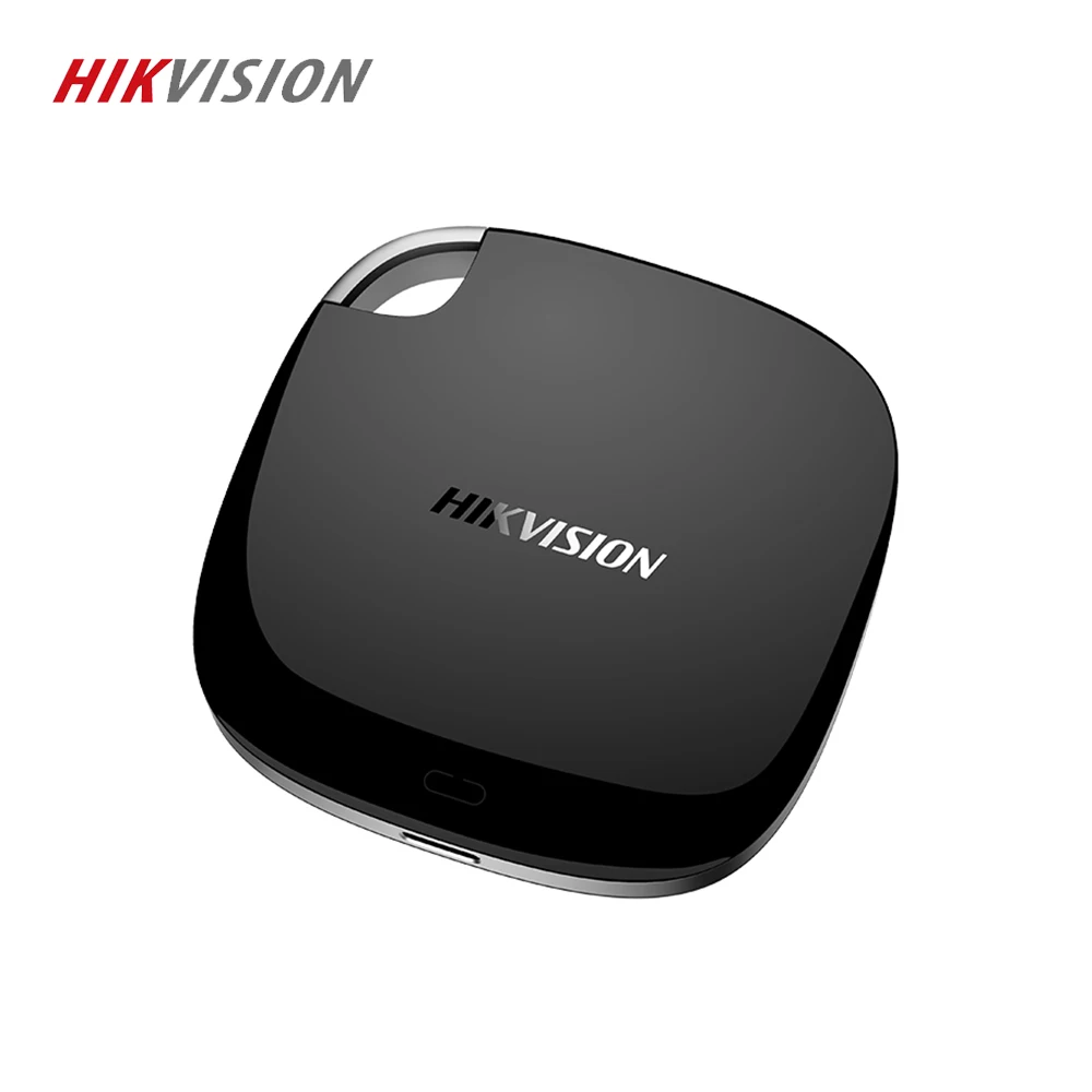 HIKVISION внешний жесткий диск SSD 480GB USB 3.0 Портативный SSD Тип C для телефона ноутбука Настольный - Цвет: Черный