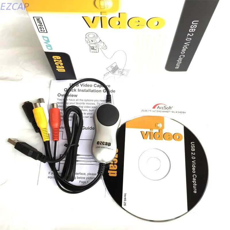 2017 Новый Аудио Видео Захват конвертер конвертировать старый видео аудио от VHS V8