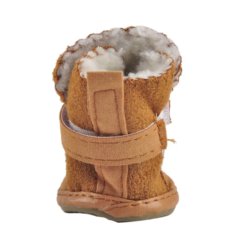 

XS-XL Winter Warm Pet Cat Dog Shoes Waterproof Anti Slip Thick Soft Bottom Snow Boots For Chihuahua Small Big Large Pets Dogs