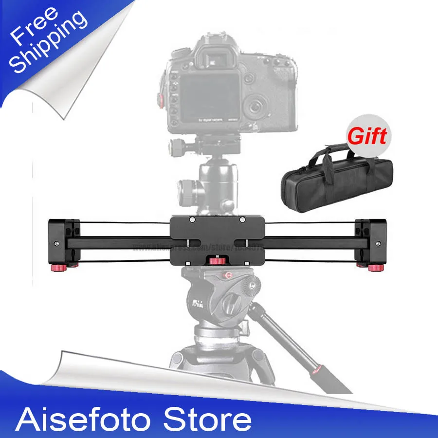 Высокое качество Портативный DSLR видео Камера слайдер 400 мм двойной расстояние