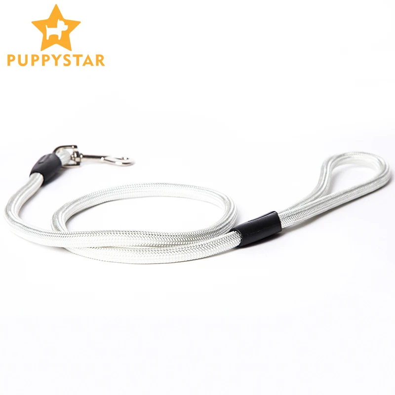 Высококачественный поводок для домашних питомцев, белый мягкий поводок, поводок для прогулок, маленький, средний, большой Поводок для собак, щенков, поводок хаски, нейлоновая веревка JW0040