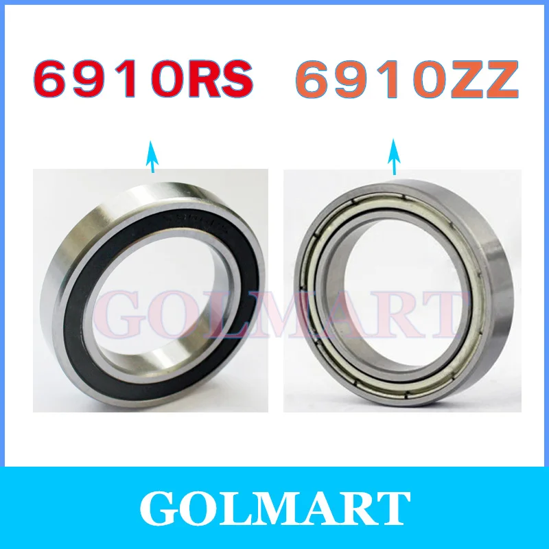 3 шт. 50 мм 61910ZZ 6910 2RS подшипник 50x72x12 61910RS 6910ZZ шариковый радиальный вал подшипник|bearing