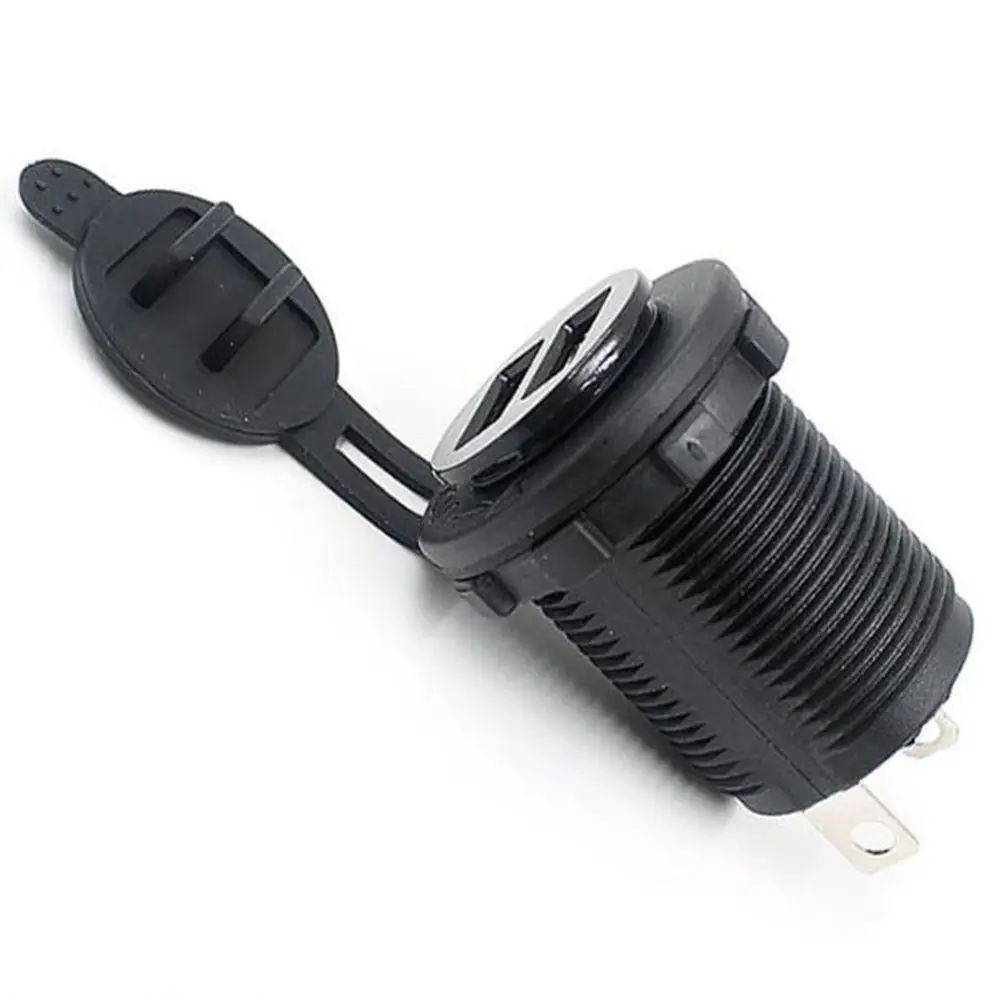 Автомобильный адаптер для зарядки мини двойной USB двойной порт 12 В Универсальный Автомобильный световой разъем вилка адаптера зарядного устройства
