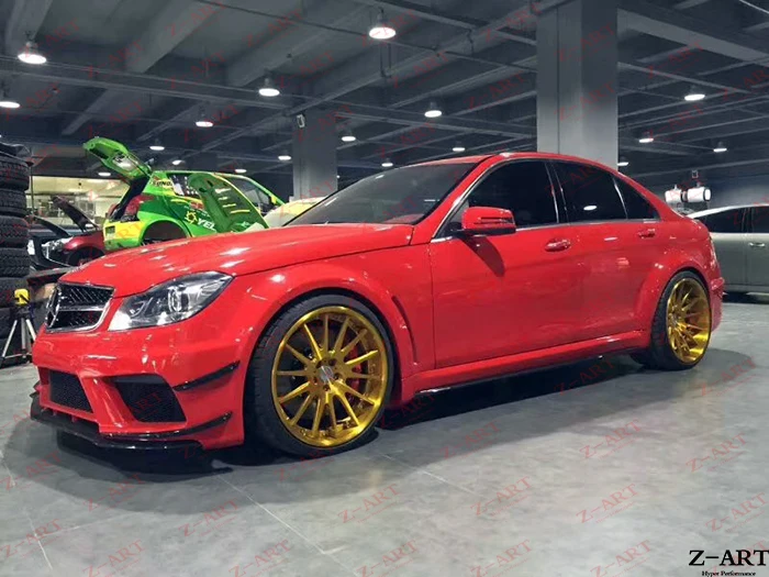 Z ART широкий тюнинг пакет для W204 реального C 63 AMG C63 купе модернизации 2011 2014|Обвесы| |