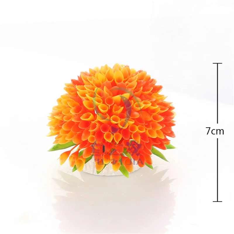 7cm 6Color PVC Coral Underwater Artificial Aquatic Plant Ornaments Aquarium Fish Tank Green Water Grass Landscape Decoration | Дом и сад