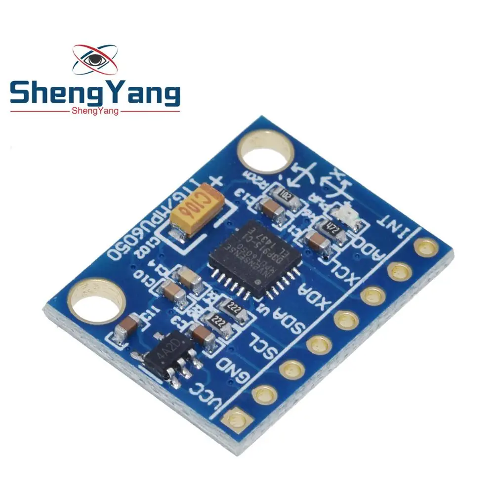 1 шт. ShengYang GY-521 MPU-6050 MPU6050 Модуль 3 оси аналоговый гироскоп Датчики+ 3 оси акселерометр модуль для arduino